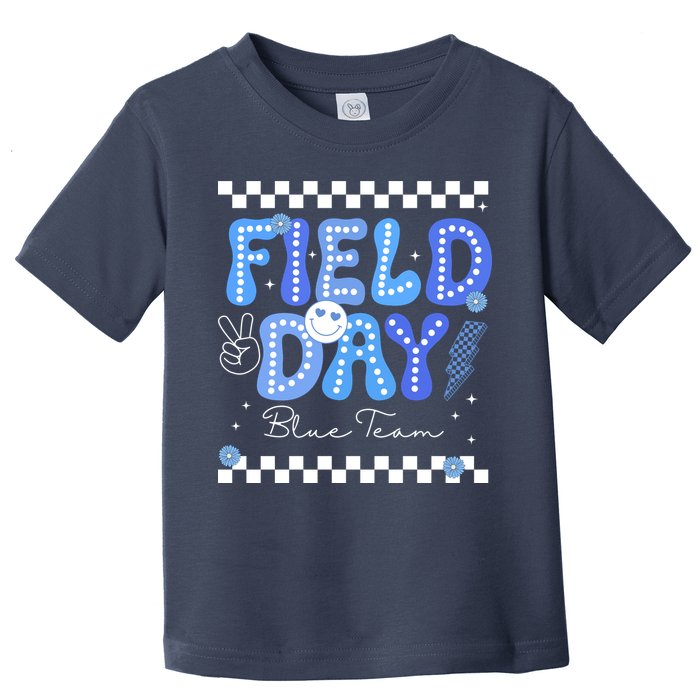 Field Day Trip Blue Team Color Game Competition Toddler T-Shirt