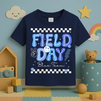 Field Day Trip Blue Team Color Game Competition Toddler T-Shirt