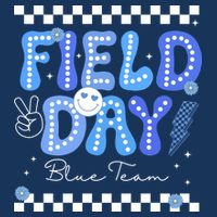 Field Day Trip Blue Team Color Game Competition Toddler T-Shirt