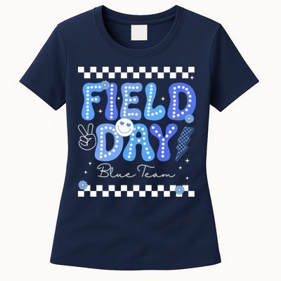 Field Day Trip Blue Team Color Game Competition Womens T-Shirt