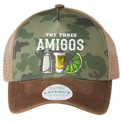 Funny Drinking The Three Amigos Cinco De Mayo Legacy Tie Dye Trucker Hat