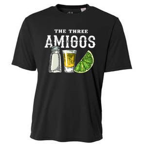 Funny Drinking The Three Amigos Cinco De Mayo Cooling Performance Crew T-Shirt