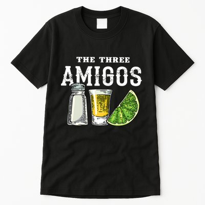 Funny Drinking The Three Amigos Cinco De Mayo Tall T-Shirt