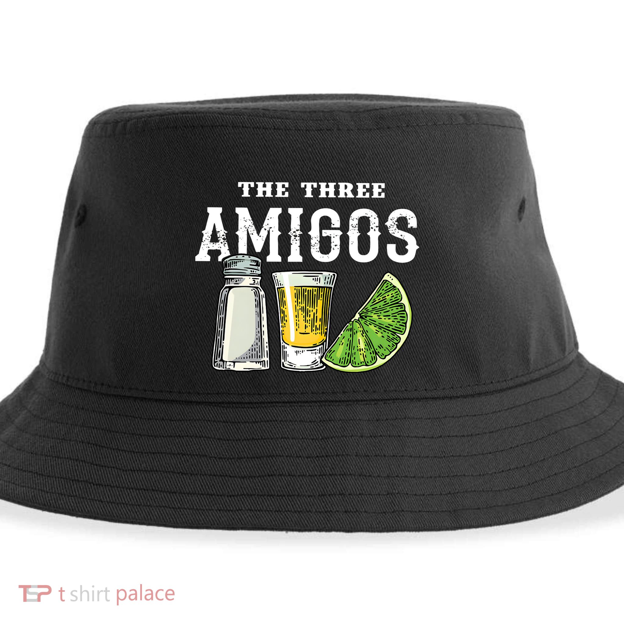 Funny Drinking The Three Amigos Cinco De Mayo Sustainable Bucket Hat