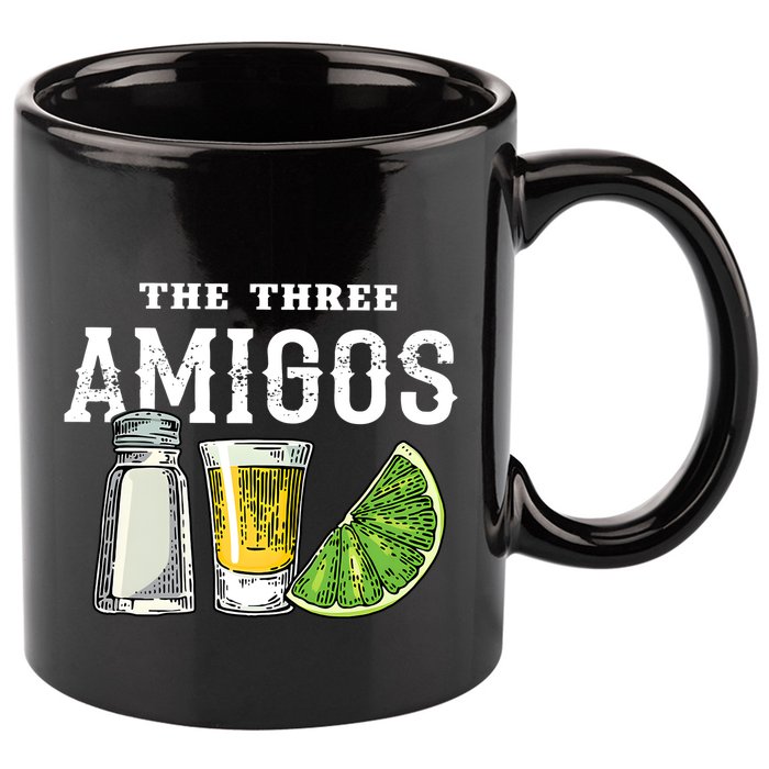 Funny Drinking The Three Amigos Cinco De Mayo 11oz C Handle Ceramic Mug