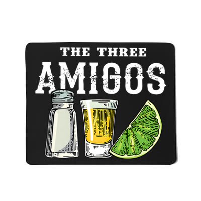 Funny Drinking The Three Amigos Cinco De Mayo Mousepad