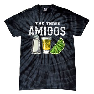 Funny Drinking The Three Amigos Cinco De Mayo Tie-Dye T-Shirt