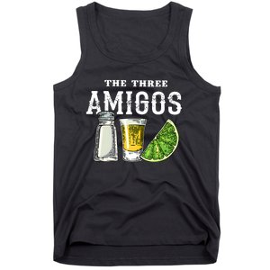 Funny Drinking The Three Amigos Cinco De Mayo Tank Top