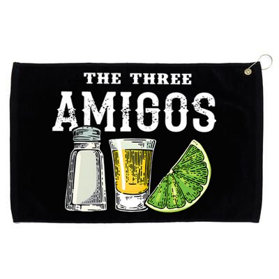 Funny Drinking The Three Amigos Cinco De Mayo Grommeted Golf Towel