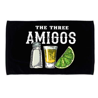 Funny Drinking The Three Amigos Cinco De Mayo Microfiber Hand Towel