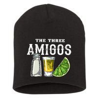 Funny Drinking The Three Amigos Cinco De Mayo Short Acrylic Beanie