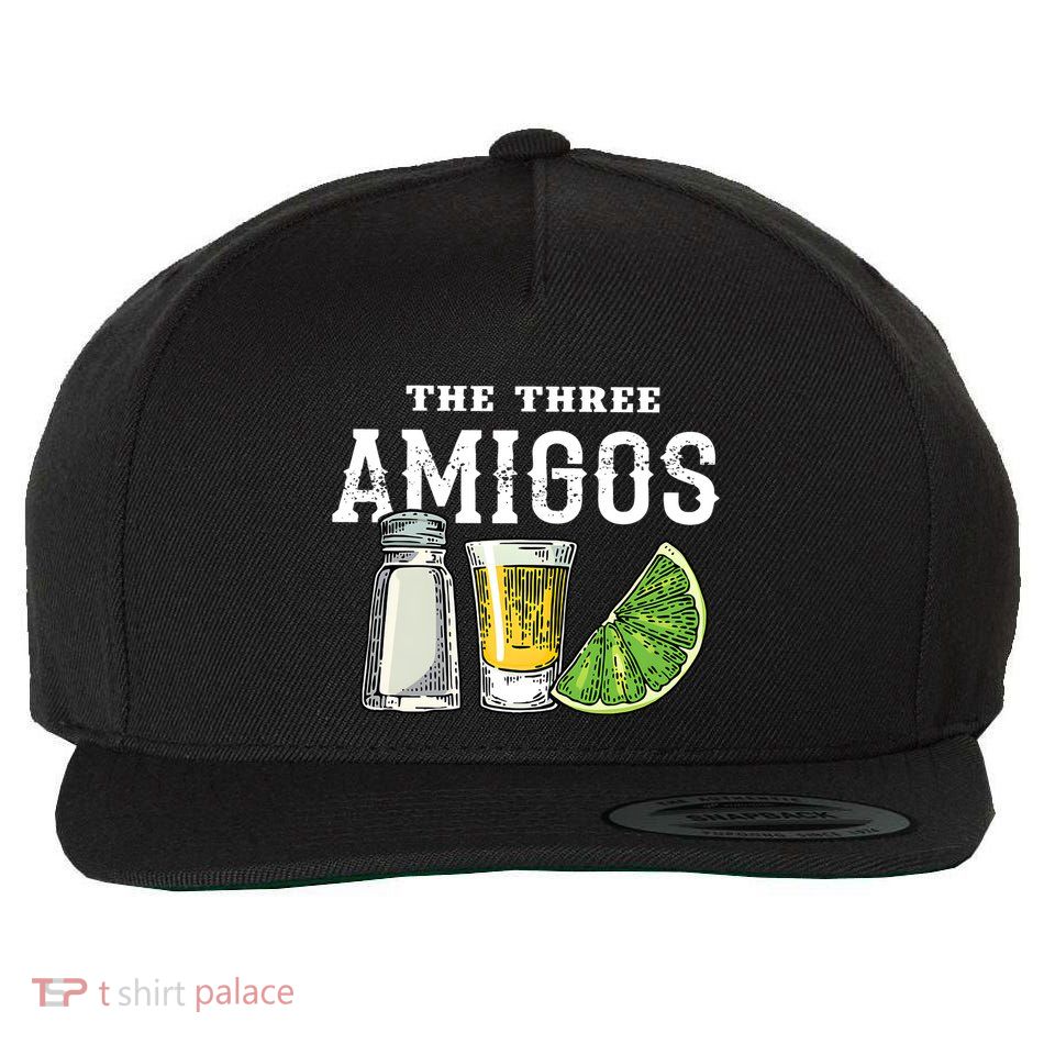 Funny Drinking The Three Amigos Cinco De Mayo Wool Snapback Cap