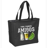 Funny Drinking The Three Amigos Cinco De Mayo Zip Tote Bag