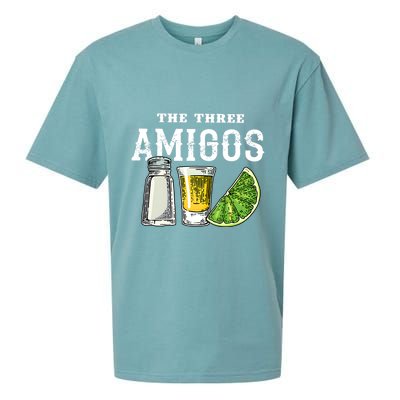Funny Drinking The Three Amigos Cinco De Mayo Sueded Cloud Jersey T-Shirt