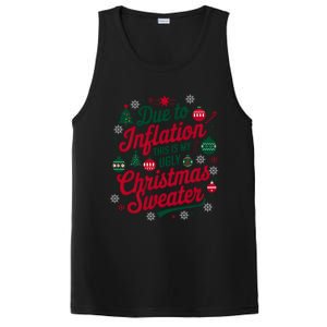 Funny Due To Inflation This Is My Ugly For Christmas Great Gift PosiCharge Competitor Tank