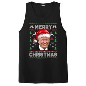 Funny Donald Trump Merry Christmas Family Ugly Xmas Gift PosiCharge Competitor Tank