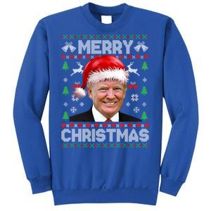 Funny Donald Trump Merry Christmas Family Ugly Xmas Gift Sweatshirt