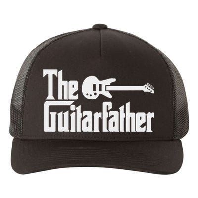 Fathers Day The Guitarfather Musician Guitarist Dad Yupoong Adult 5-Panel Trucker Hat