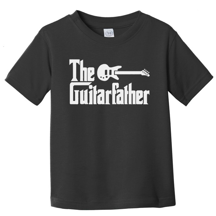 Fathers Day The Guitarfather Musician Guitarist Dad Toddler T-Shirt