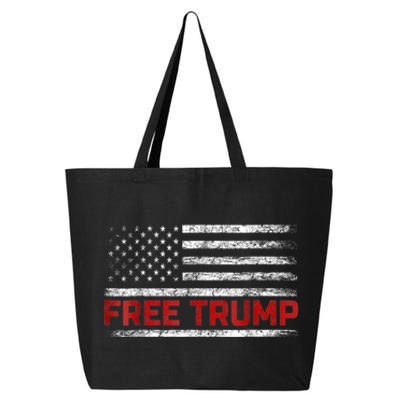 Free Donald Trump Supporters Pro Trump Republican Conservative 25L Jumbo Tote