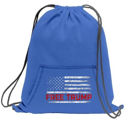 Free Donald Trump Supporters Pro Trump Republican Conservative Sweatshirt Cinch Pack Bag