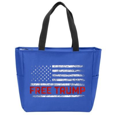 Free Donald Trump Supporters Pro Trump Republican Conservative Zip Tote Bag