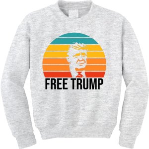 Free Donald Trump From Prison Kids Sweatshirt