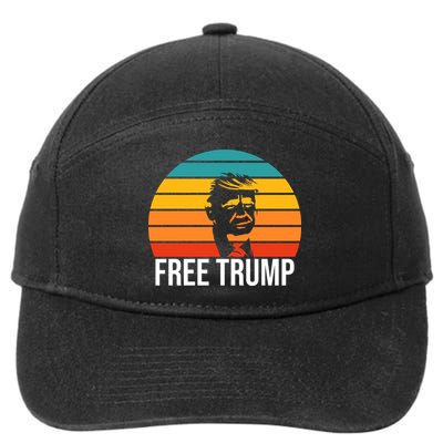 Free Donald Trump From Prison 7-Panel Snapback Hat