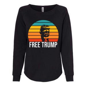 Free Donald Trump From Prison Womens California Wash Sweatshirt