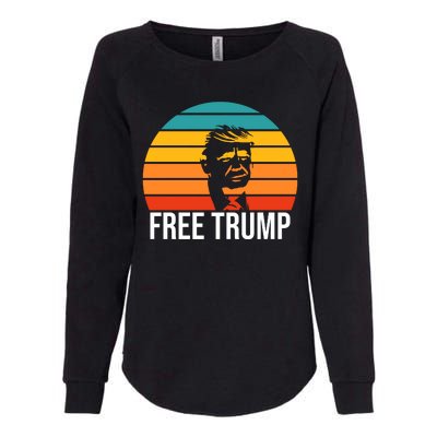 Free Donald Trump From Prison Womens California Wash Sweatshirt