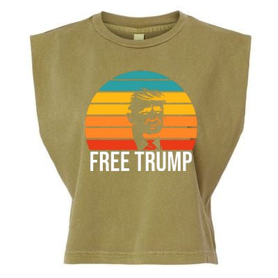 Free Donald Trump From Prison Garment-Dyed Women's Muscle Tee