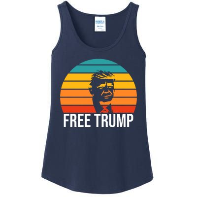 Free Donald Trump From Prison Ladies Essential Tank