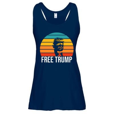 Free Donald Trump From Prison Ladies Essential Flowy Tank