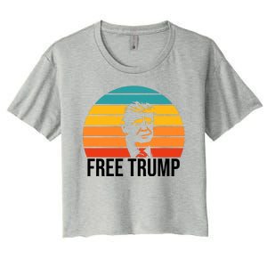 Free Donald Trump From Prison Women's Crop Top Tee