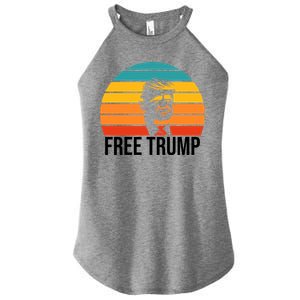 Free Donald Trump From Prison Women's Perfect Tri Rocker Tank