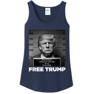 Free Donald Trump Mugshot Ladies Essential Tank