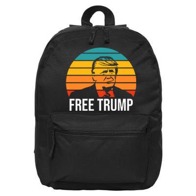 Free Donald Trump 16 in Basic Backpack