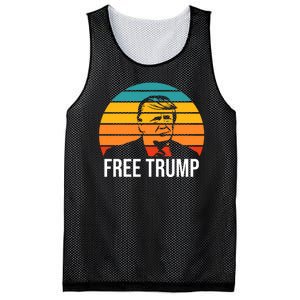 Free Donald Trump Mesh Reversible Basketball Jersey Tank