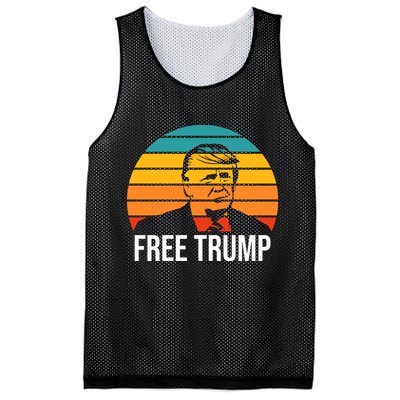 Free Donald Trump Mesh Reversible Basketball Jersey Tank