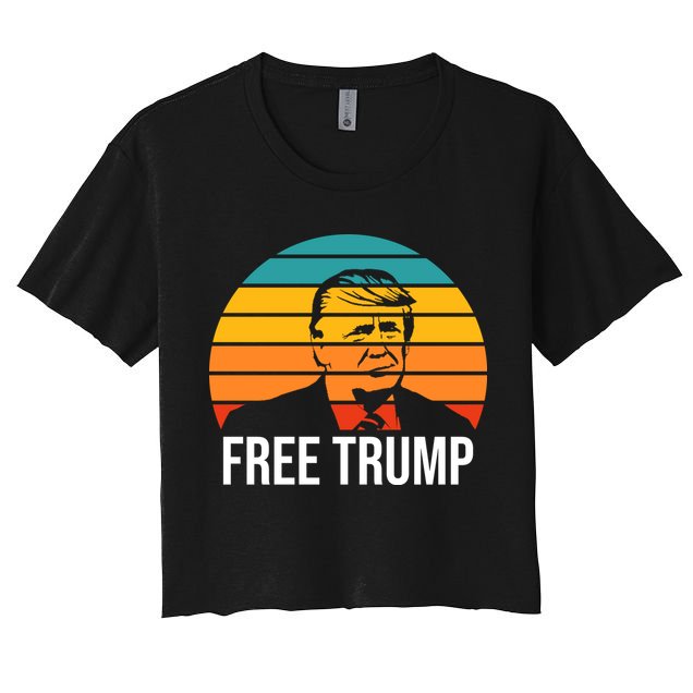 Free Donald Trump Crop Top