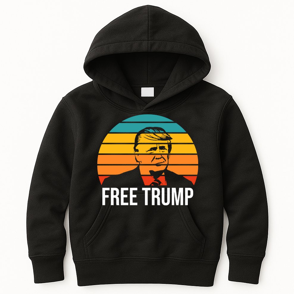 Free Donald Trump Kids Hoodie