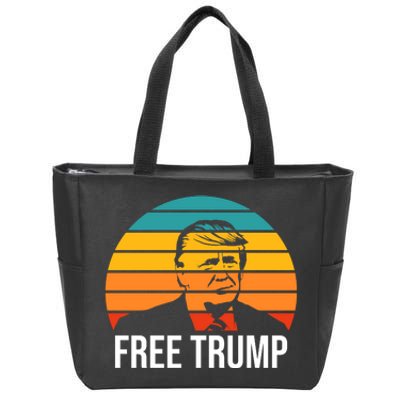 Free Donald Trump Zip Tote Bag