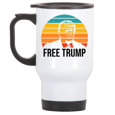 Free Donald Trump Stainless Steel Travel Mug