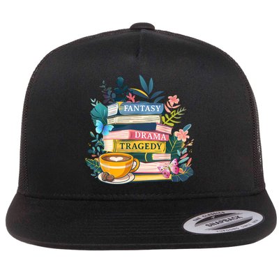 Fantasy Drama Tragedy Books Subtle  Flat Bill Trucker Hat