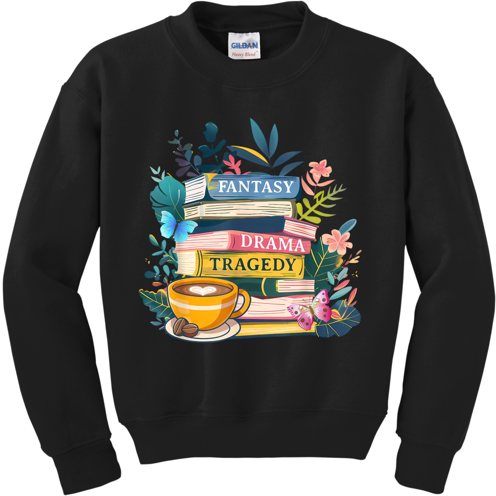 Fantasy Drama Tragedy Books Subtle  Kids Sweatshirt