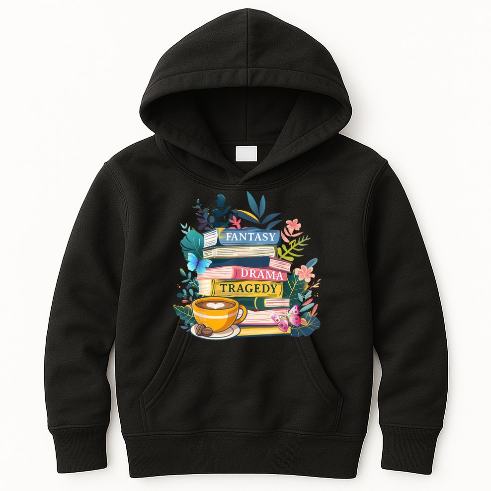 Fantasy Drama Tragedy Books Subtle  Kids Hoodie