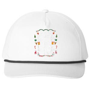 Funny Due To Inflation This Is My Ugly Sweater For Christmas Gift Snapback Five-Panel Rope Hat