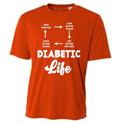 Funny Diabetic Type 1 Diabetes T1d Diabetes Awareness Gift Cooling Performance Crew T-Shirt