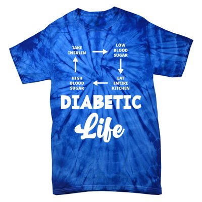 Funny Diabetic Type 1 Diabetes T1d Diabetes Awareness Gift Tie-Dye T-Shirt