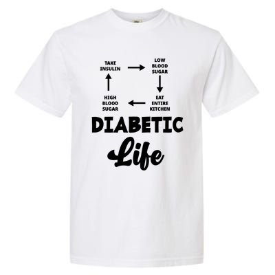 Funny Diabetic Type 1 Diabetes T1d Diabetes Awareness Gift Garment-Dyed Heavyweight T-Shirt